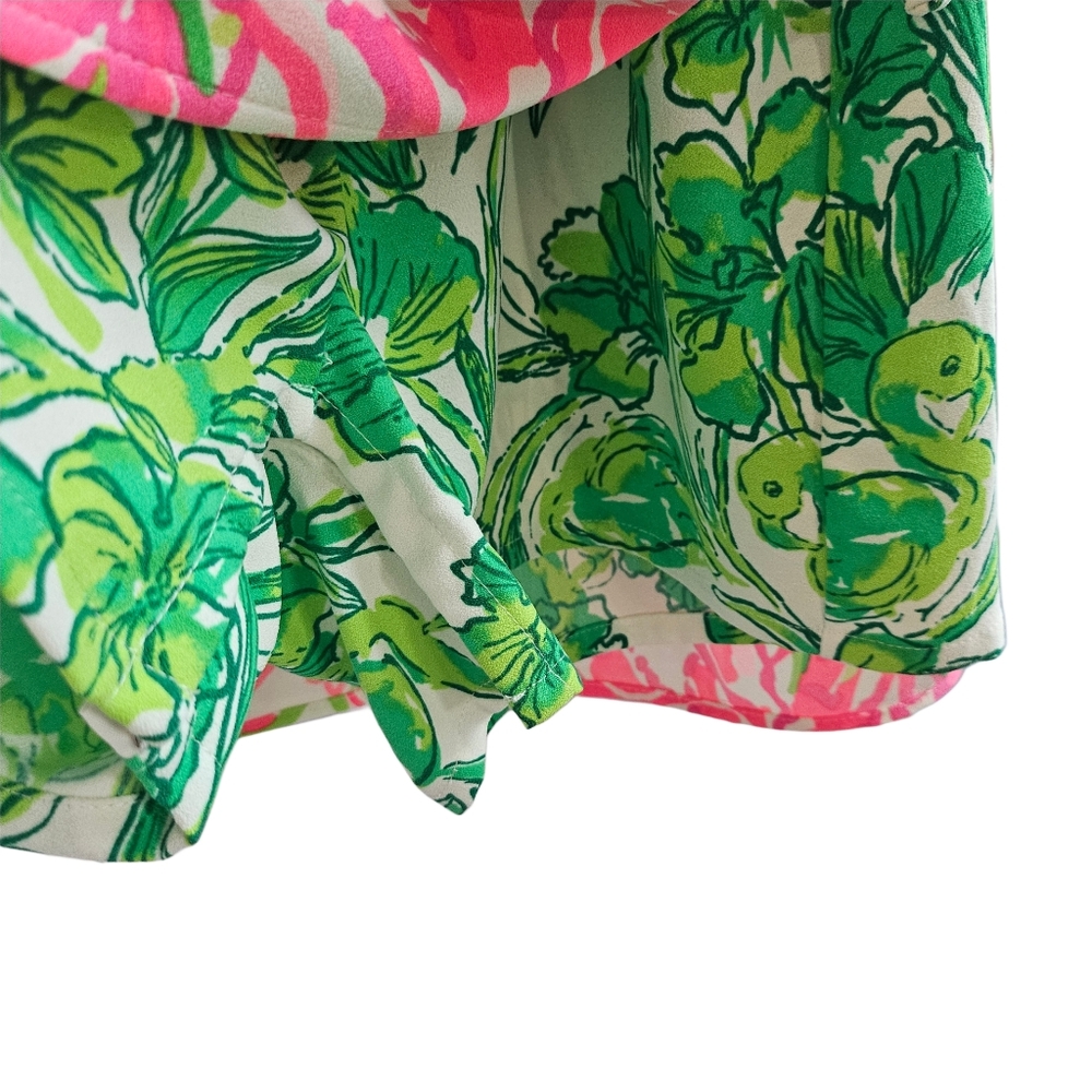 LILLY PULITZER Pearl Resort White Flamingle Engineered Romper - Picture 11 of 16